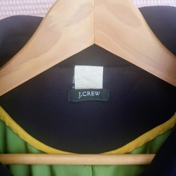 J Crew Navy Blue Lady Day Insulated Wool Coat, 16 (10) - Picture 5 of 10